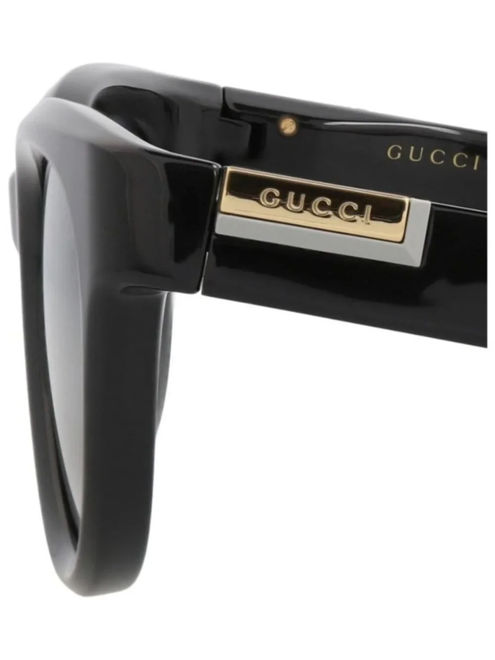 New Gucci Mens Round/Oval Black Black Grey Fashion Designer Sunglasses